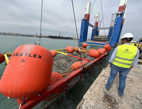 Cádiz: la Autoridad Portuaria culmina con éxito la operación de extracción del pecio Delta I