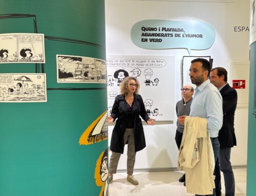 Valenciaport inaugura en Sagunto ‘Consciència en verd’, una exposición que combina humor y conciencia ambiental