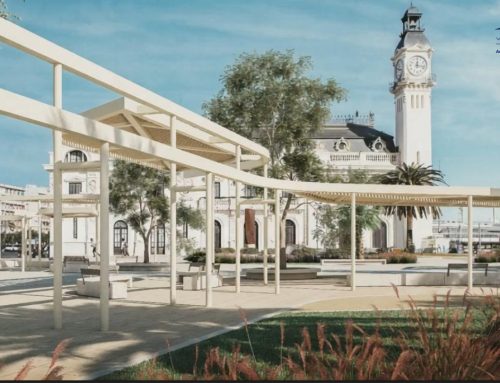 Valenciaport avanza en las obras de reforma del entorno del Edificio del Reloj